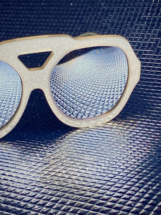 Karen Walker Huge Aviator Sunglasses Visible Collection 2014 - gold w/ case main image 11